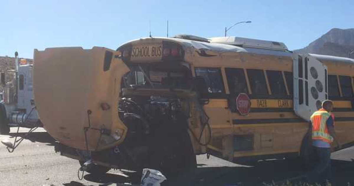 Bus crash sends 2 students, driver to hospital