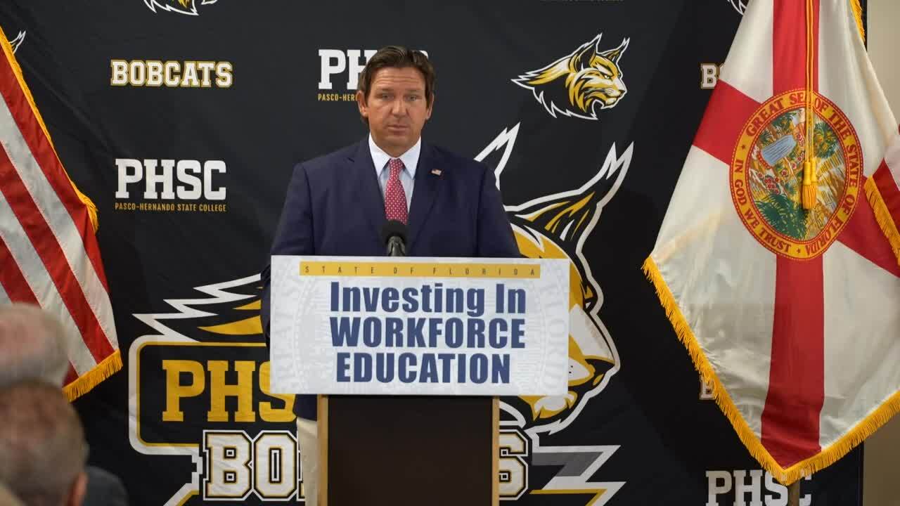 Gov. DeSantis announced $3 million job growth grant for Pasco-Hernando State College