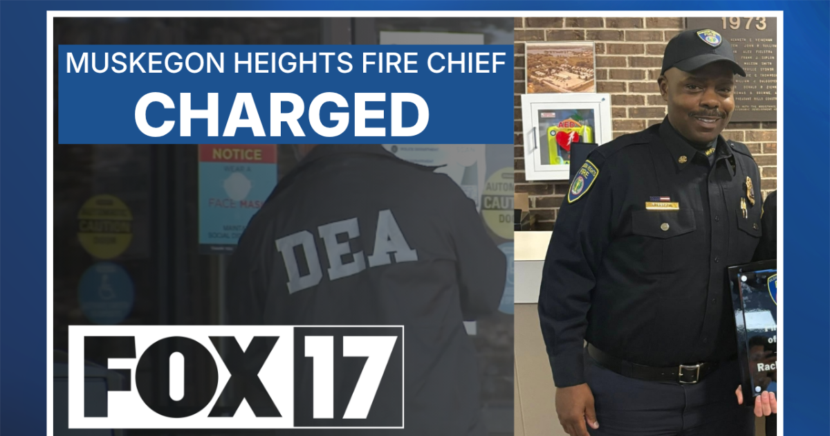Muskegon Heights fire chief faces drug and tax charges after city hall raid