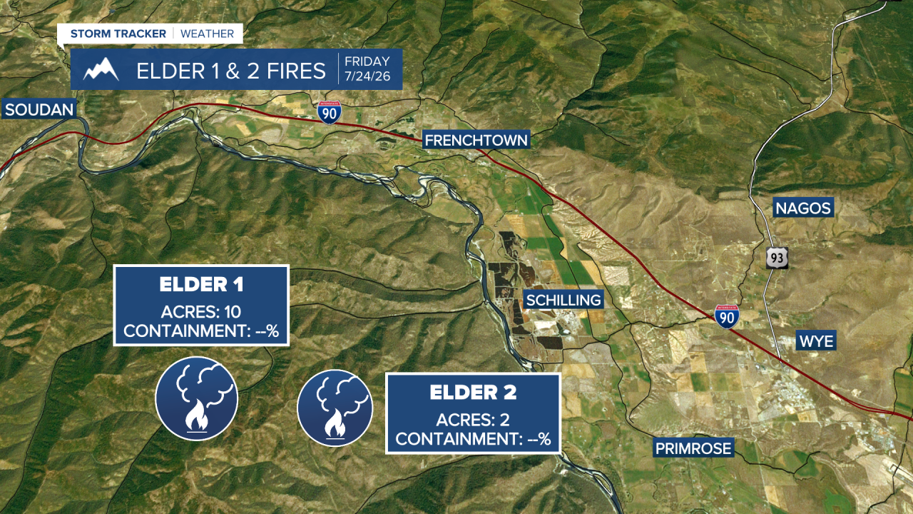 Two fires burn in the Lolo National Forest