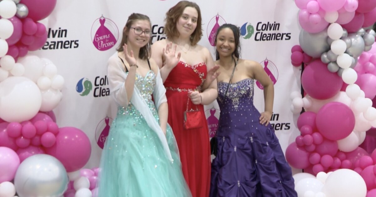 'Feel like princesses': Colvin Cleaners hosts 17th Gowns for Prom