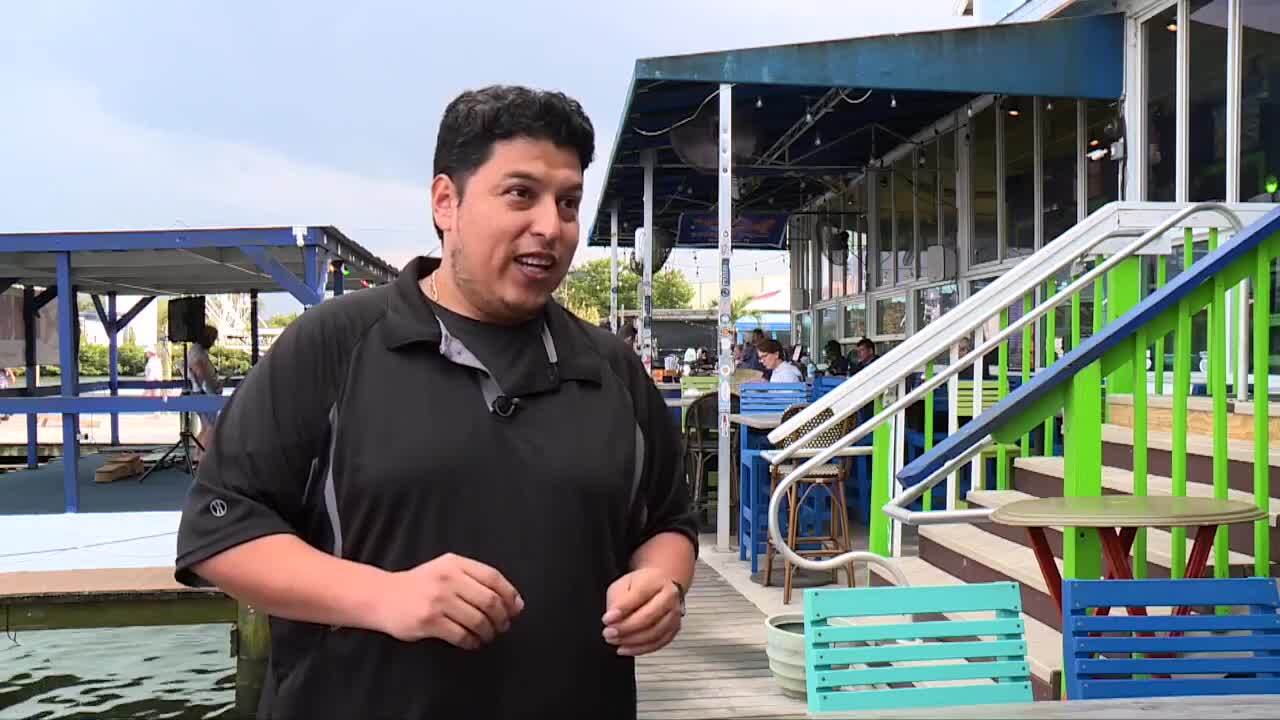 Melven Barrera, manager of 2 Georges Bar & Grill, speaks about Lake Okeechobee water releases