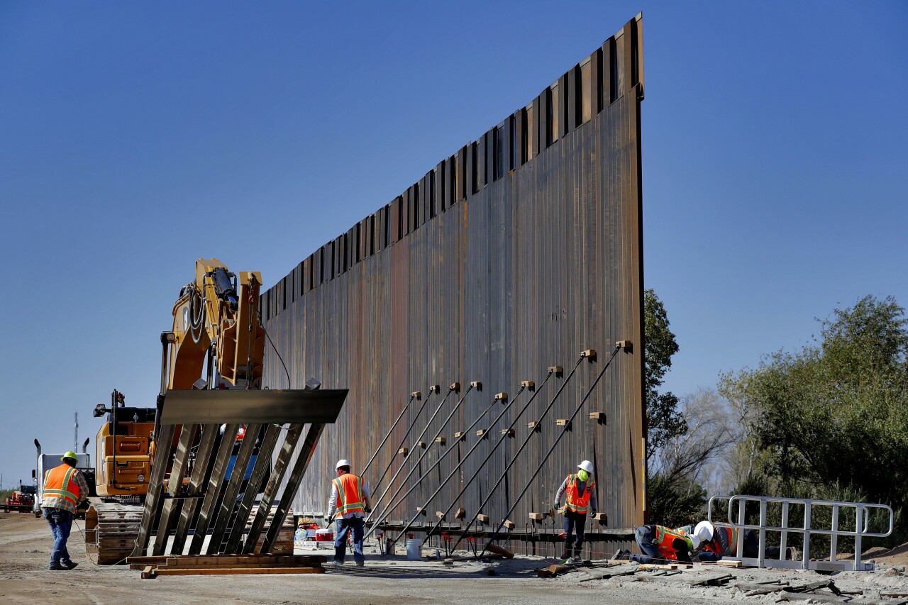 US Border Wall AP Photo Yuma Fence