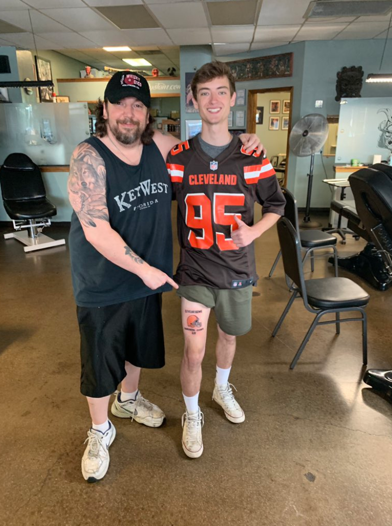 Super Bowl tattoo