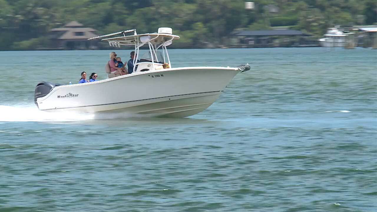 Boater in Martin County