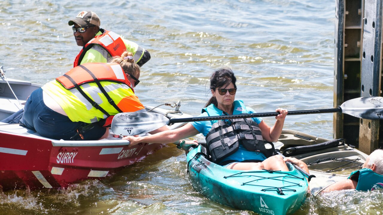  VDOT employees rescue kayaker in James River