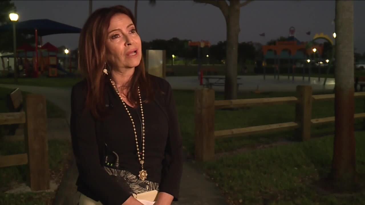 Helena, who says her husband was attacked during West Palm Beach car gathering