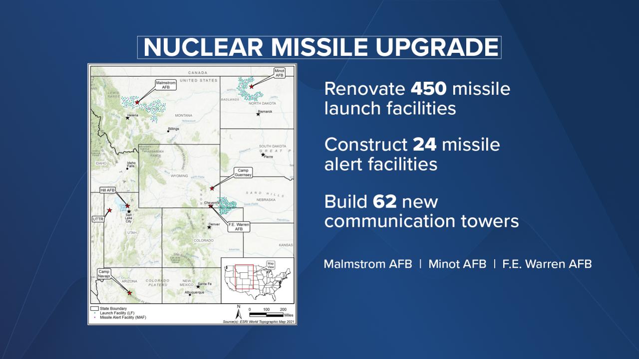 Upgrades coming for America's ground-based nuclear defense system