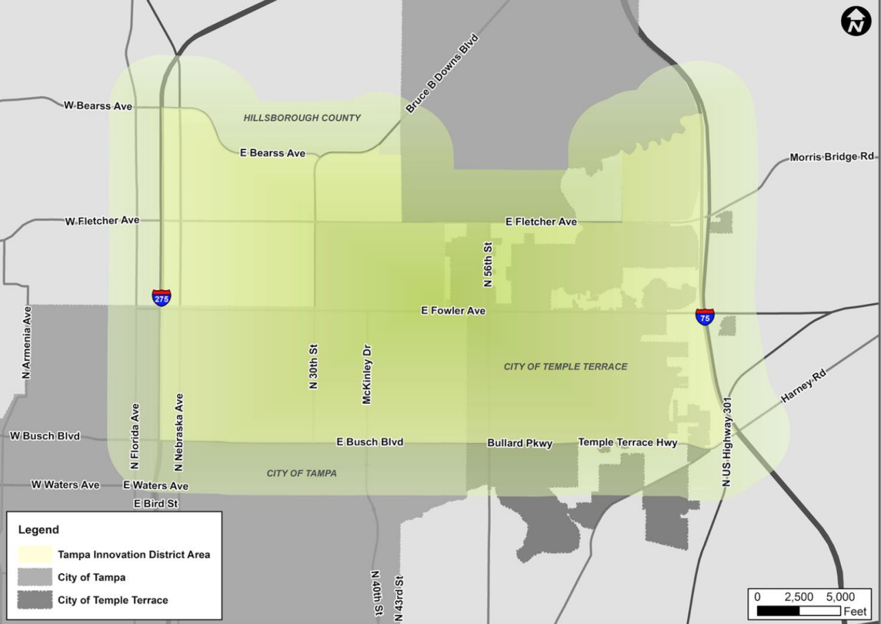 Map of Uptown Strategic Action Plan