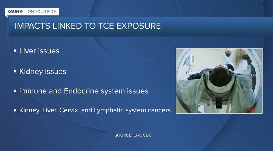 Illnesses link to TCE exposure