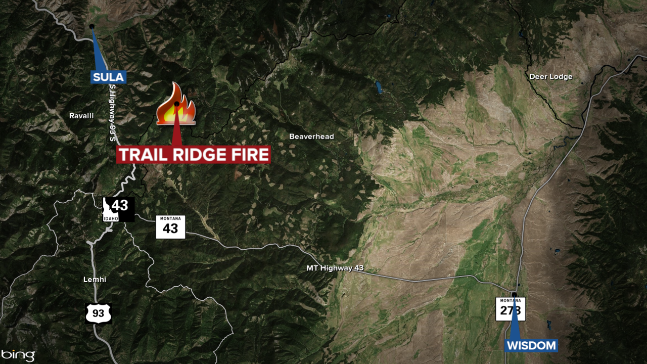 Trail Ridge Fire Map