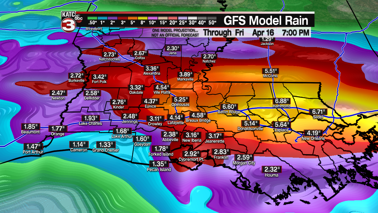 GFS Precip Accumulation Acadiana.png