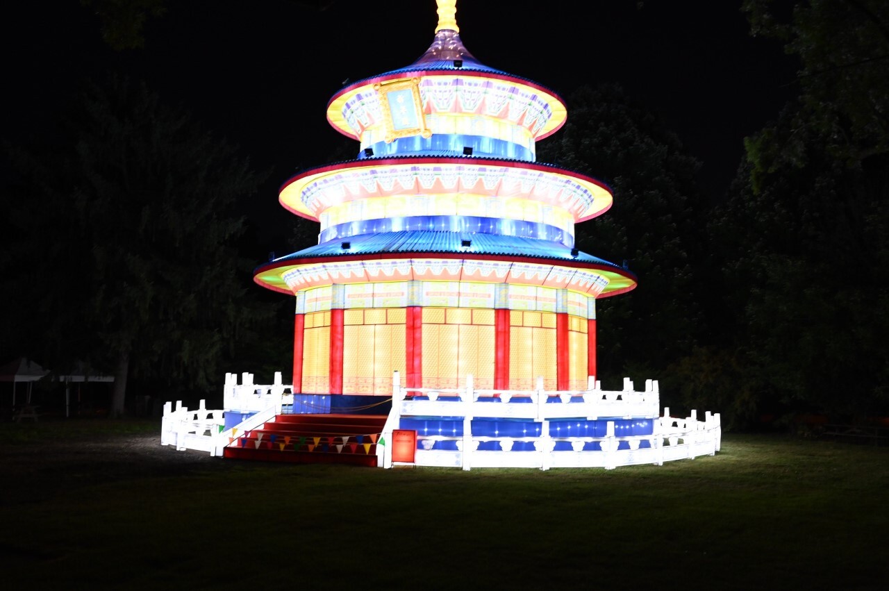 The Asian Lantern Festival at the Cleveland Metroparks Zoo.