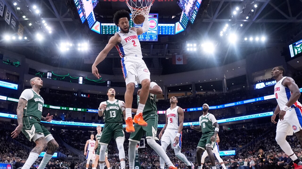 Pistons Bucks Basketball