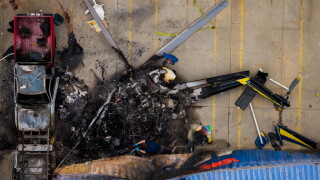 APTOPIX Helicopter Crash Los Angeles