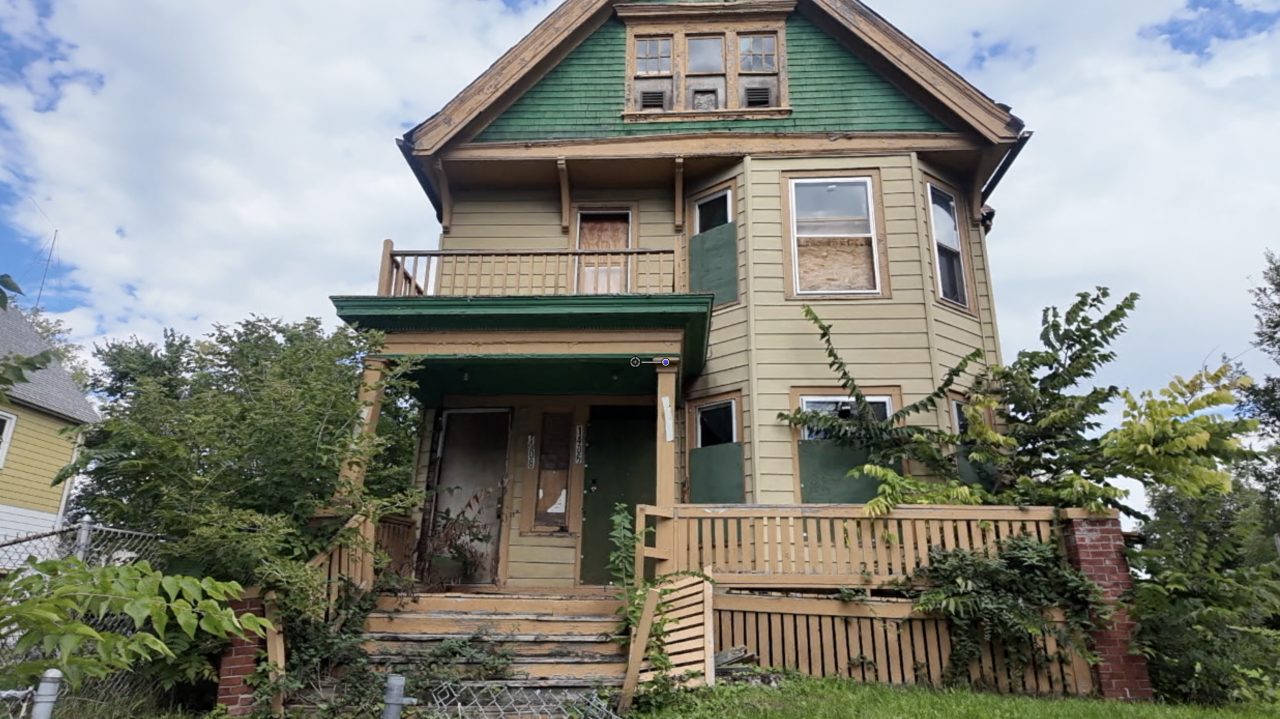 Abandoned home in Lindsey Heights