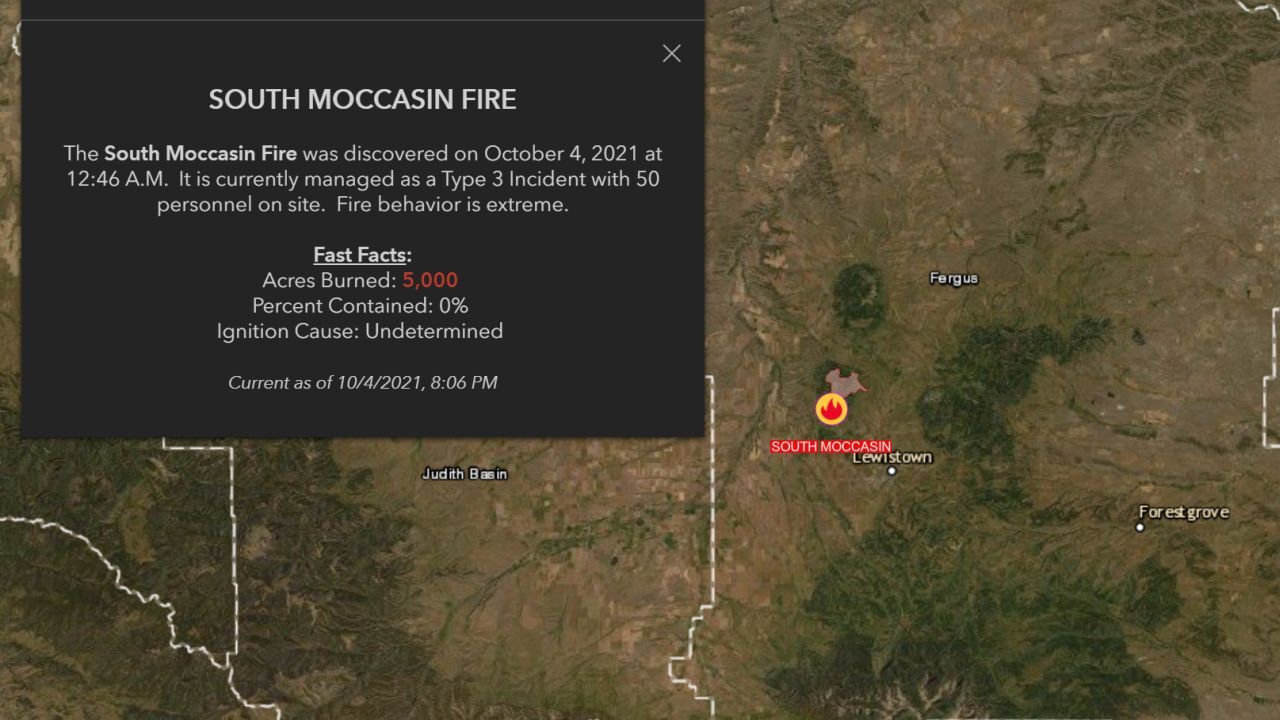 Montana Fire Info website