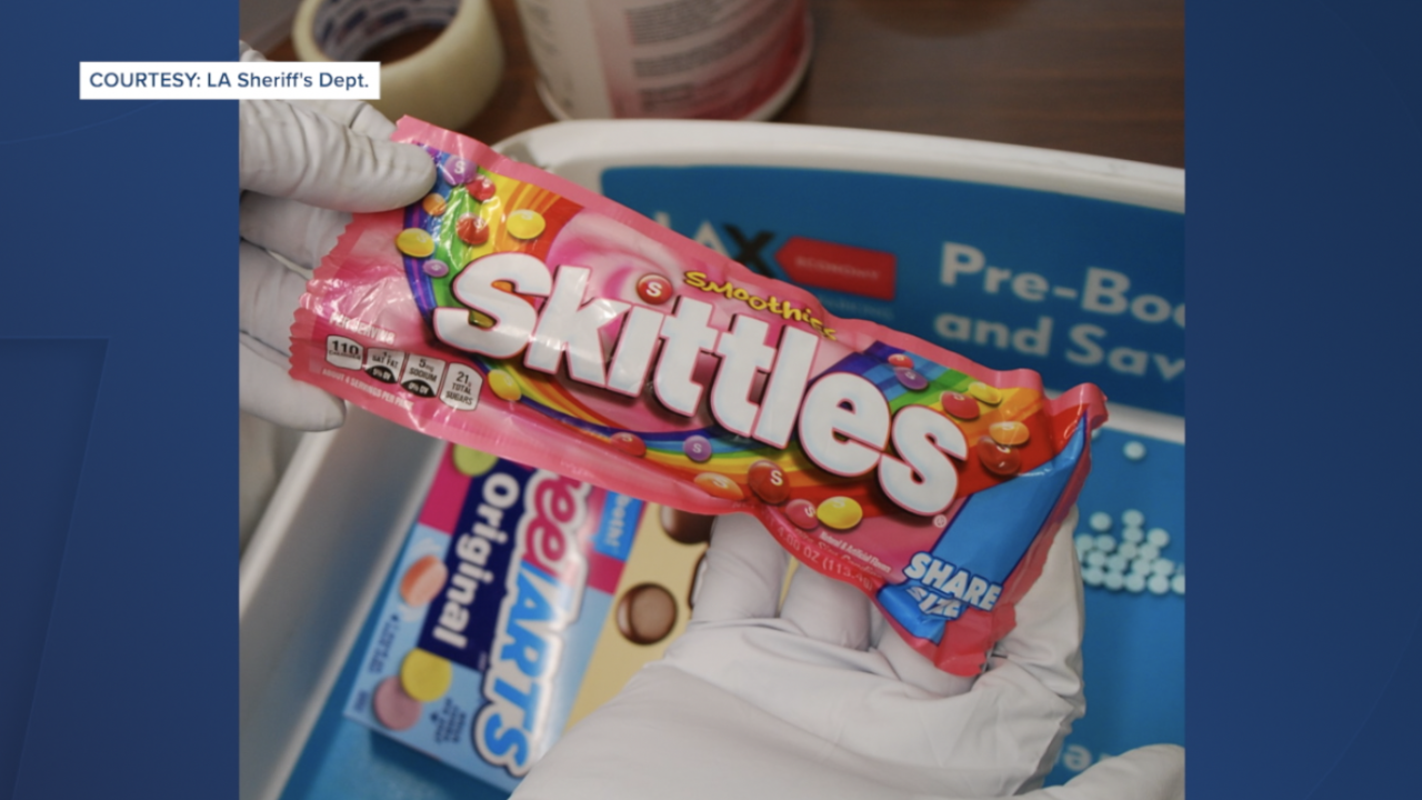 12,000 fentanyl pills hidden inside popular candy packaging