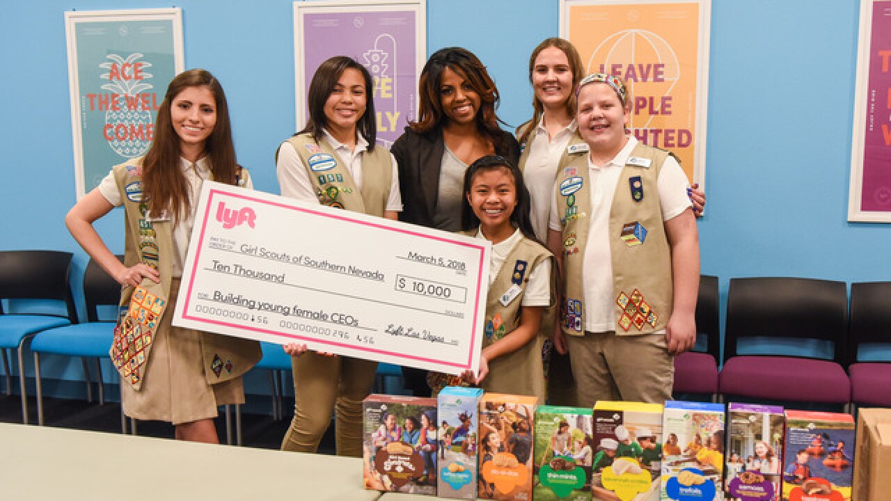 Lyft riders could get free Girl Scout cookies
