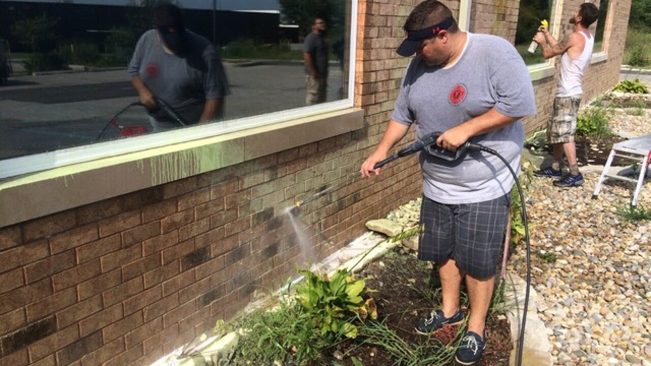 PHOTOS: Vandalism at Jump-N-Joeys