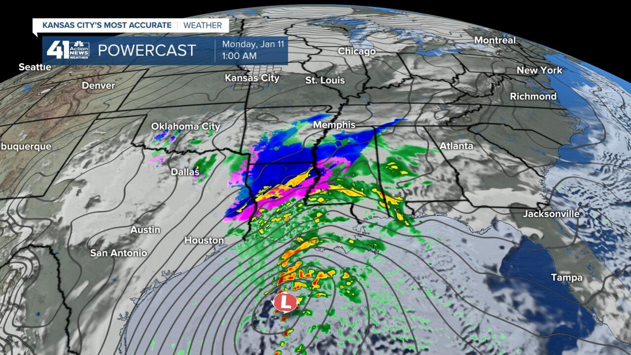 Storm system Early This Morning