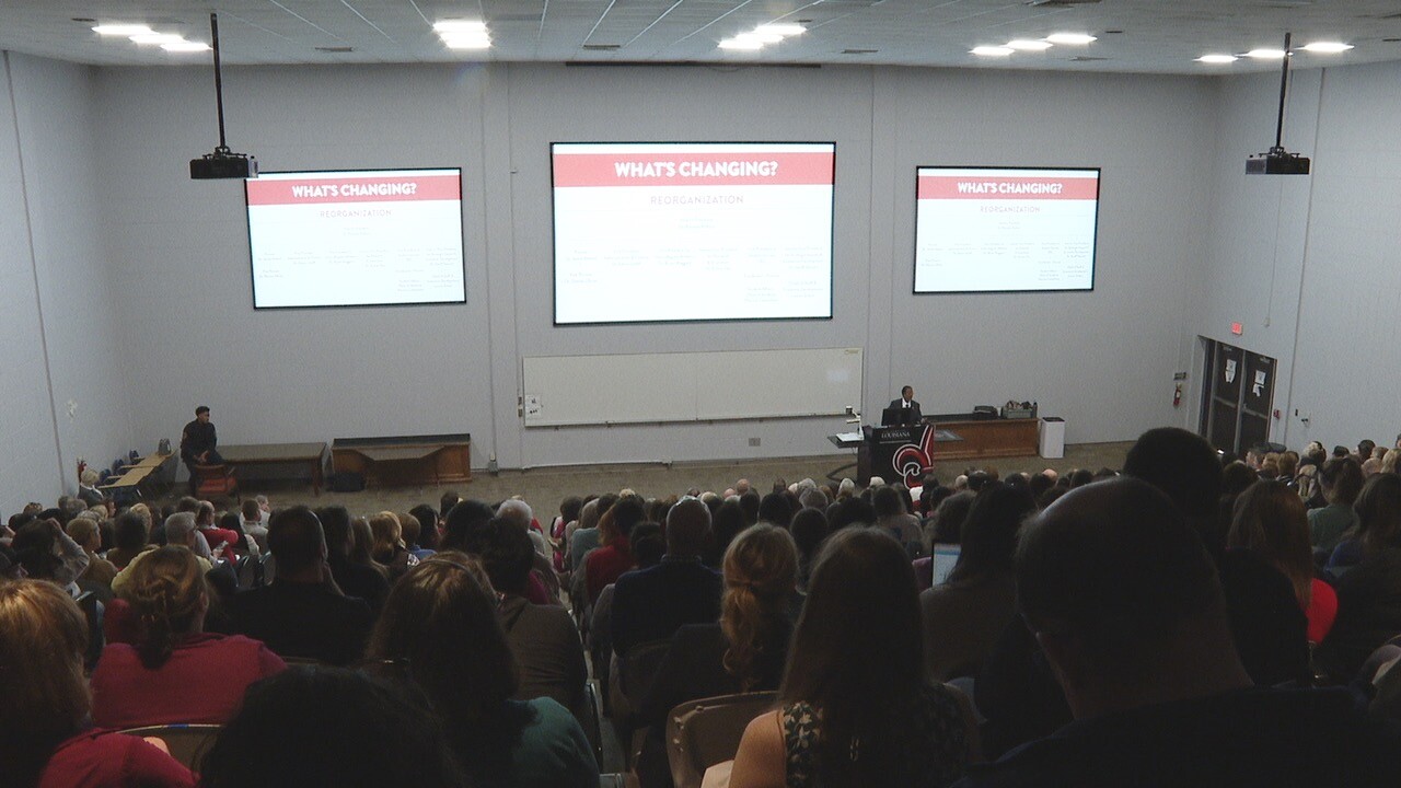 UL Lafayette Leaders Outline Plan to Close Budget Gap at Campus Town Hall