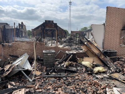 Fort Graham Baptist Church fire in Whitney