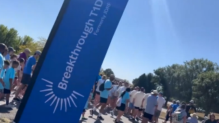Image from event at Mahoney State Park, which had hosted a joint walk for Omaha and Lincoln families through and the since the pandemic. This is the first year 'back' at new sites in those cities.