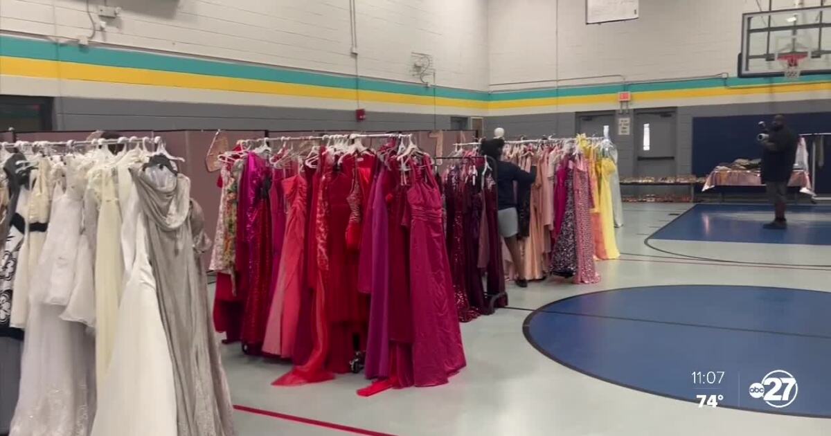 'Operation Prom' gives students the chance to shop formal wear