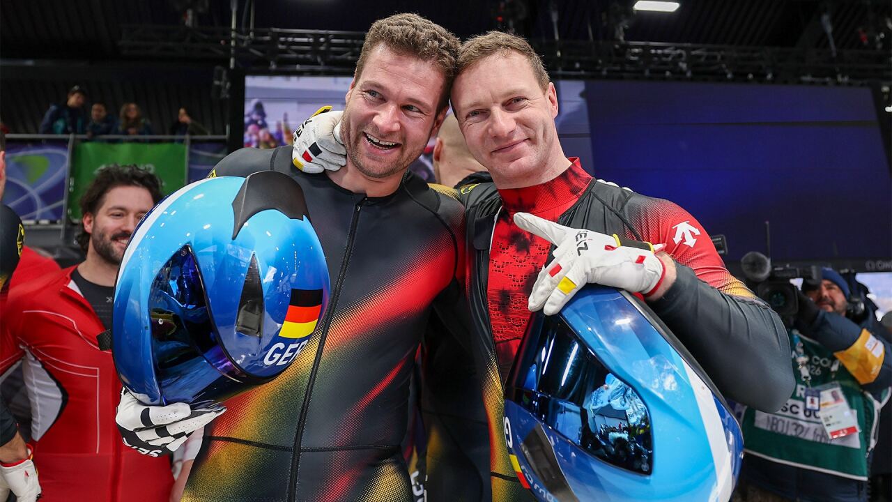 Germany goes 1-2, Switzerland claims first four-man bobsled medal in 20 years