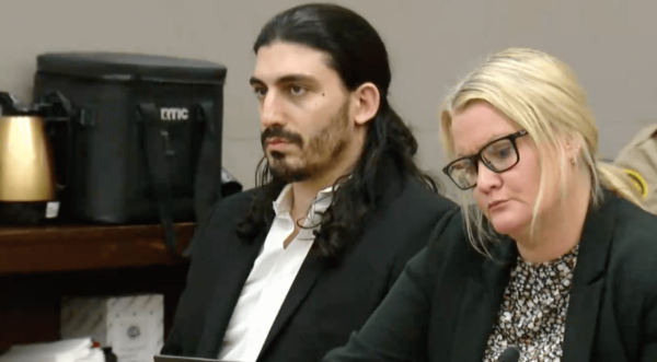 Ali Abulaban is pictured in court.