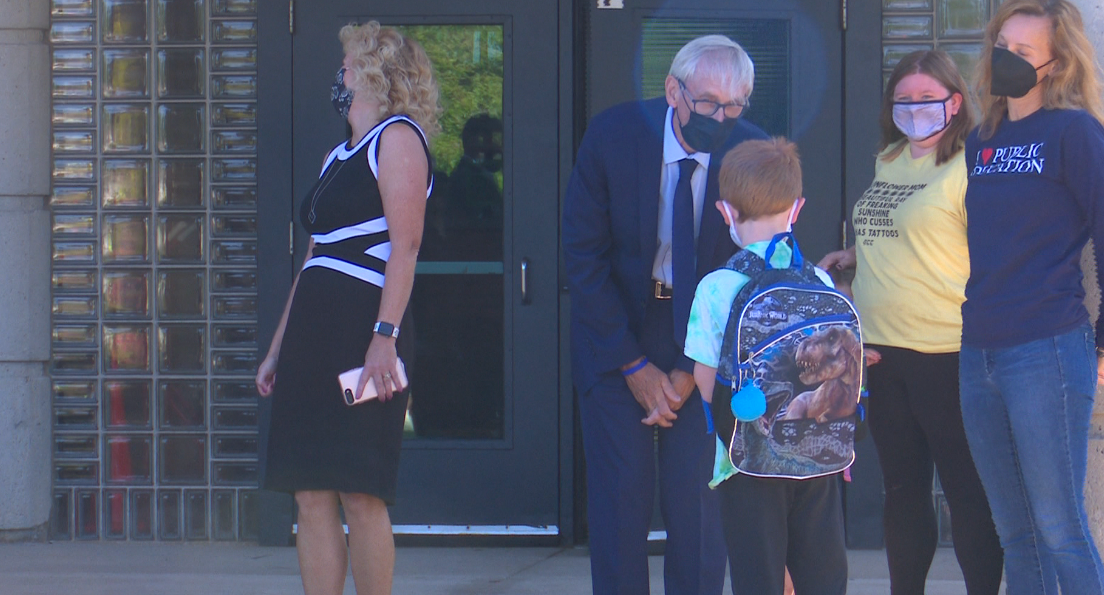 It was an exciting morning for Green Bay students, parents, and teachers as children walked through the doors for their first day of school on Wednesday.