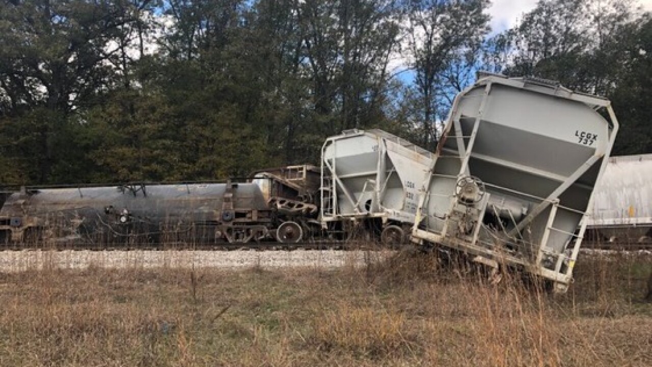 Newaygo Co Train Derails