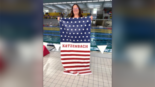 Muskegon mom recounts swim race in World Transplant Games to honor her late son