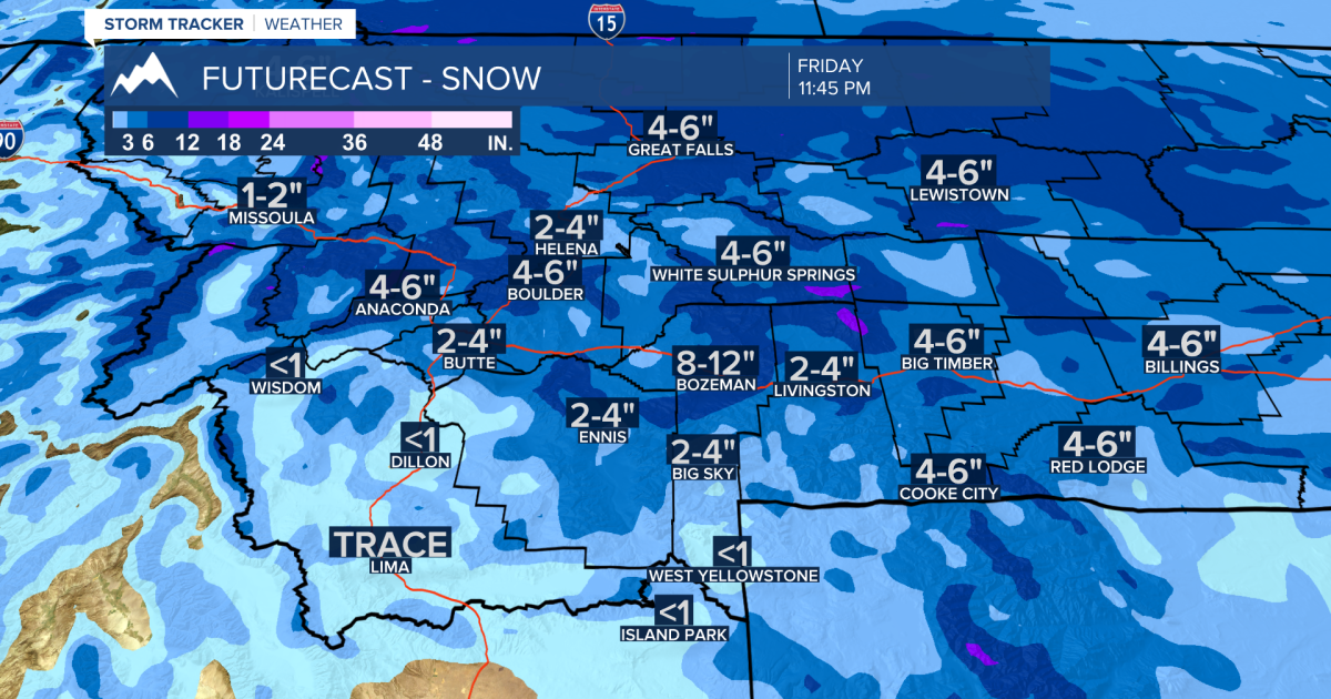 1st significant winter storm of the season arrives Friday