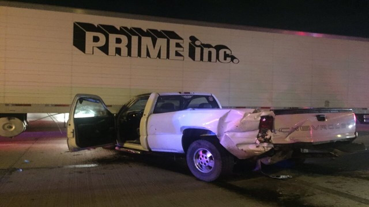 Man runs from police, drives wrong way on I-70