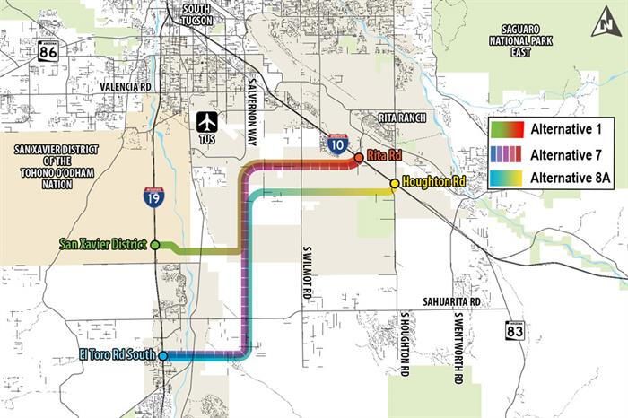 Sonoran Corridor potential routes