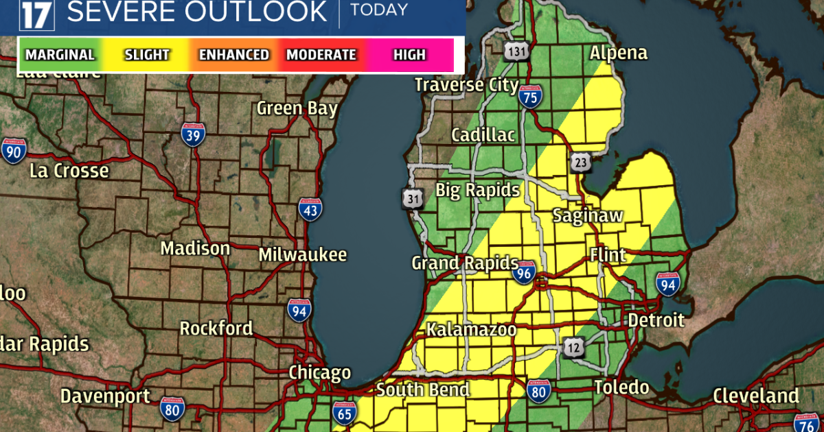 Strong to severe storms possible today