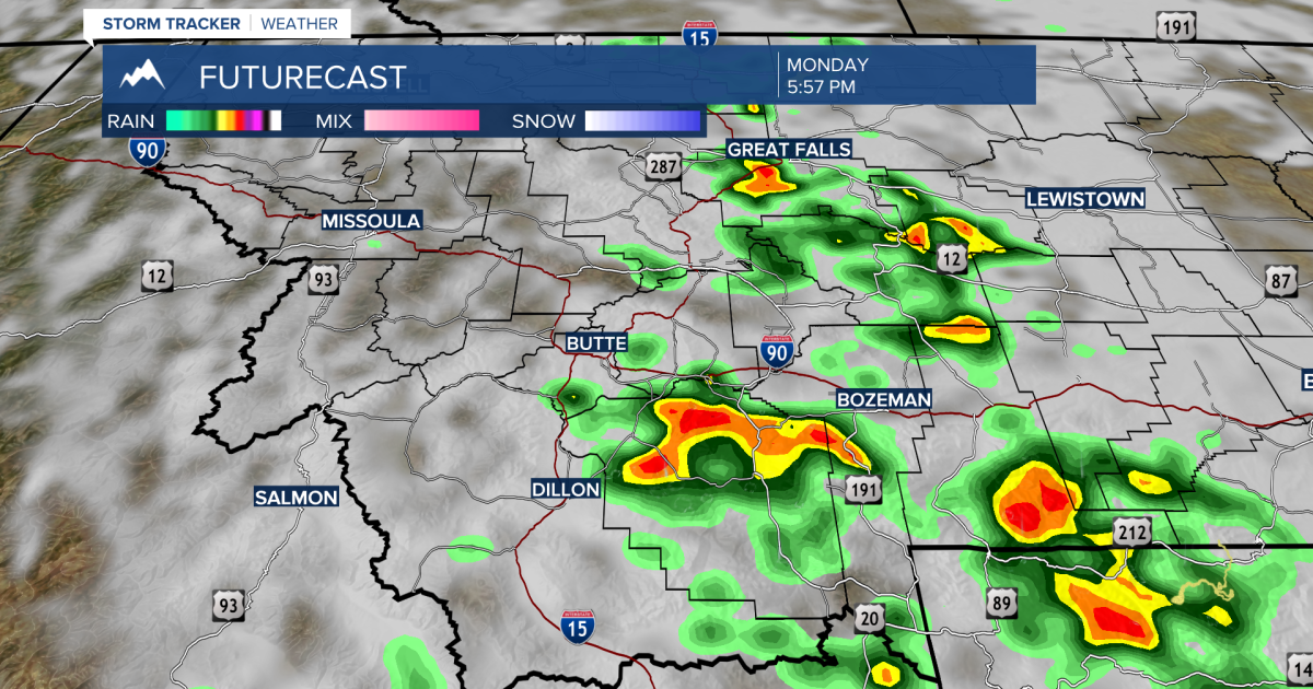 Slow moving thunderstorms to bring flash flood concerns to SW Montana ...