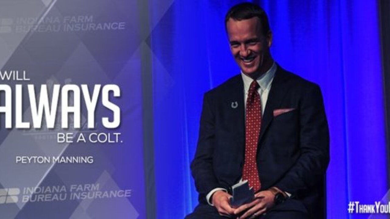 PHOTOS: Peyton comes back to Indy