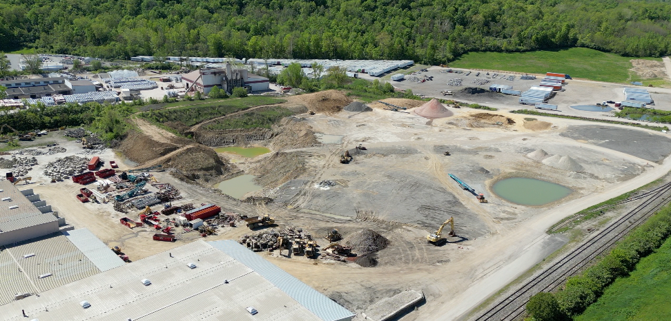 Cleanup hasn't started yet at the Evans facility on Broadwell Road near Newtown.