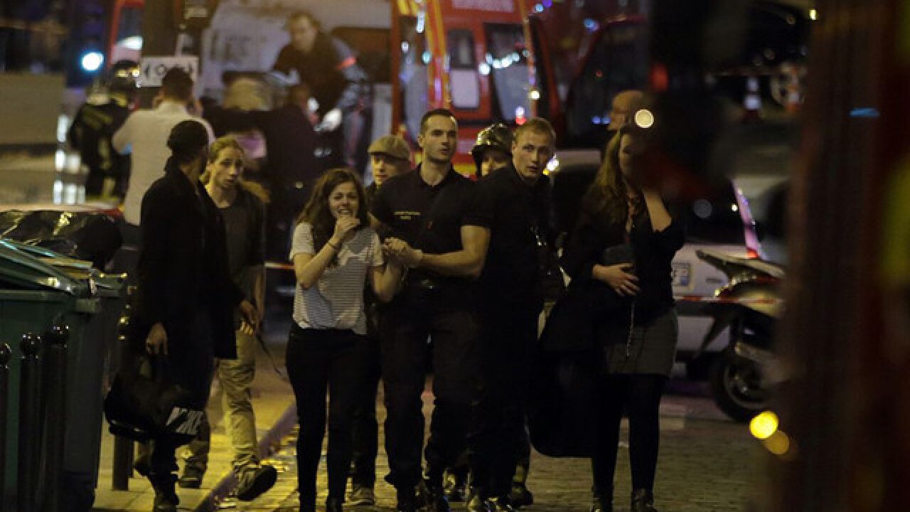 Scenes from Paris after attack