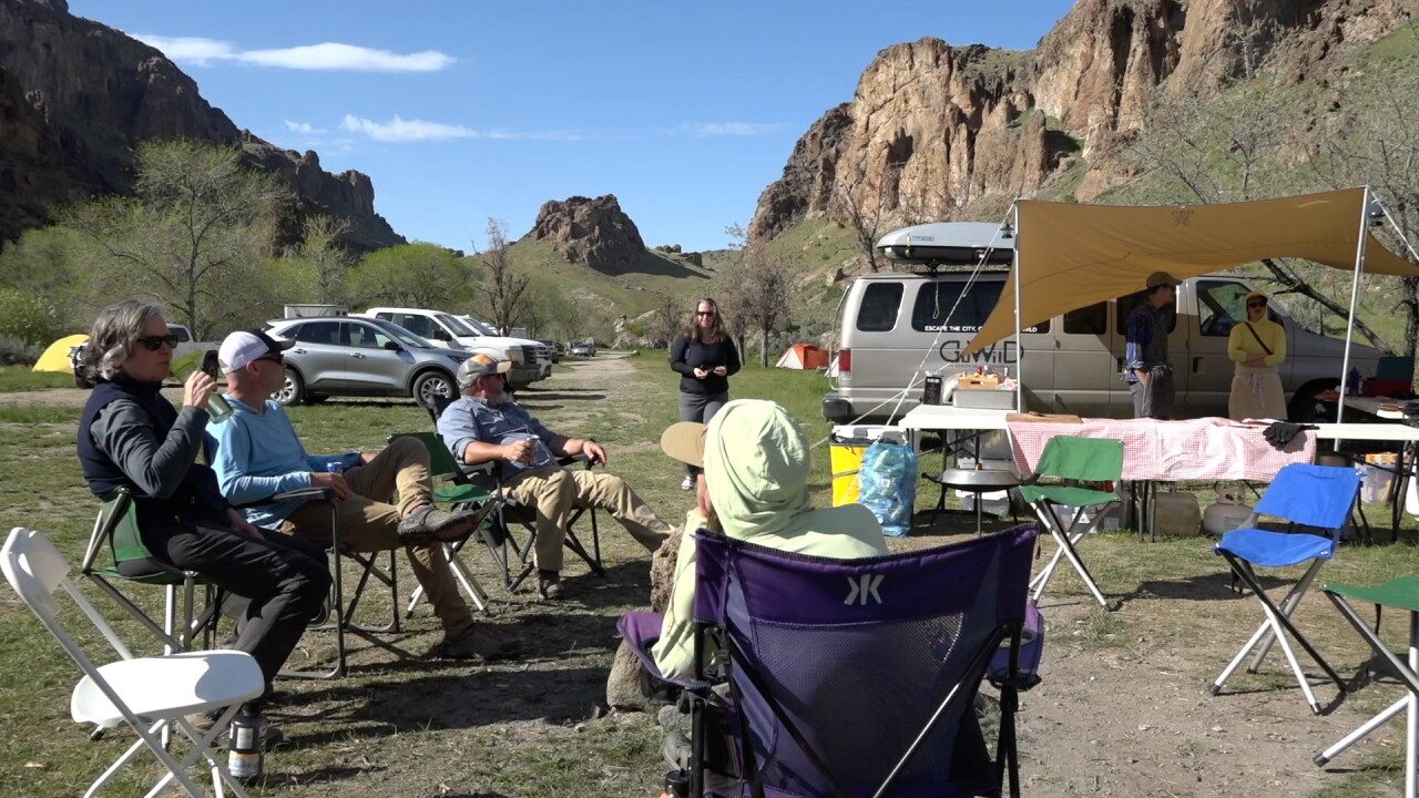 Protect the Owyhee group camped out at Succor Creek this spring