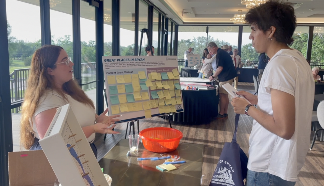 Bryan residents share their vision for the city's future at a Comprehensive Plan Open House