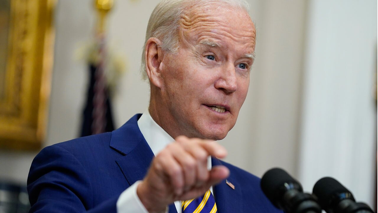 President Joe Biden speaks about student loan debt forgiveness in the Roosevelt Room of the White House, Wednesday, Aug. 24, 2022, in Washington. 