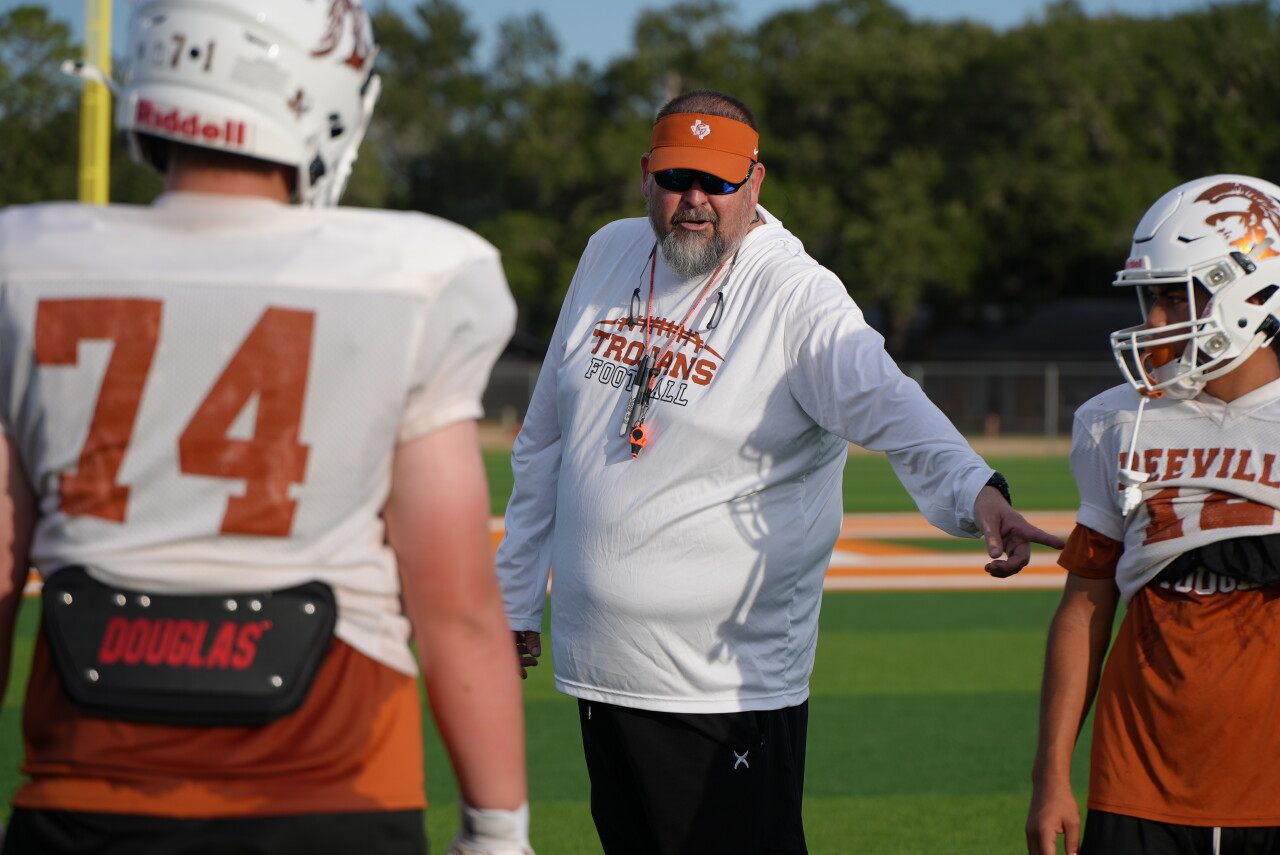 Beeville first-year head coach CJ Rivera