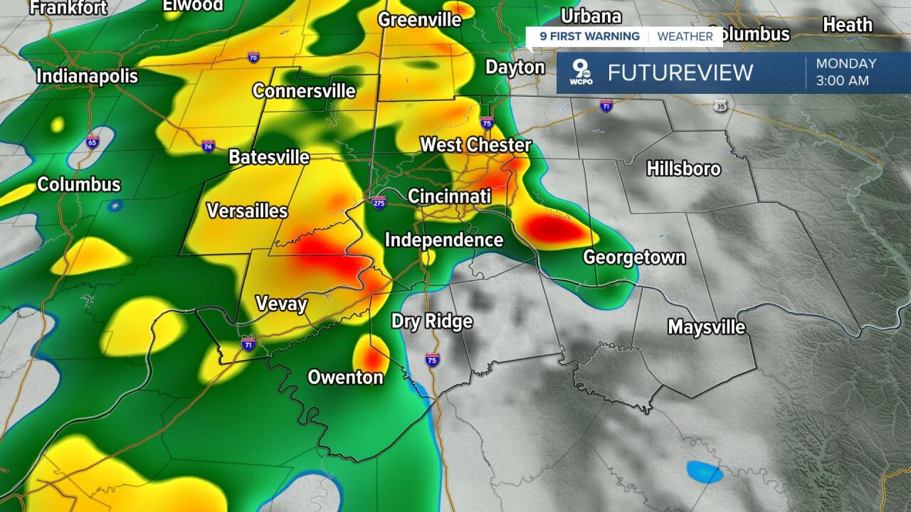 3am Monday Future Radar