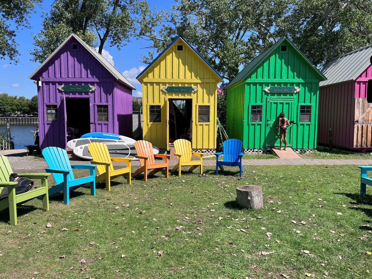 Sail Buffalo Fishing Huts