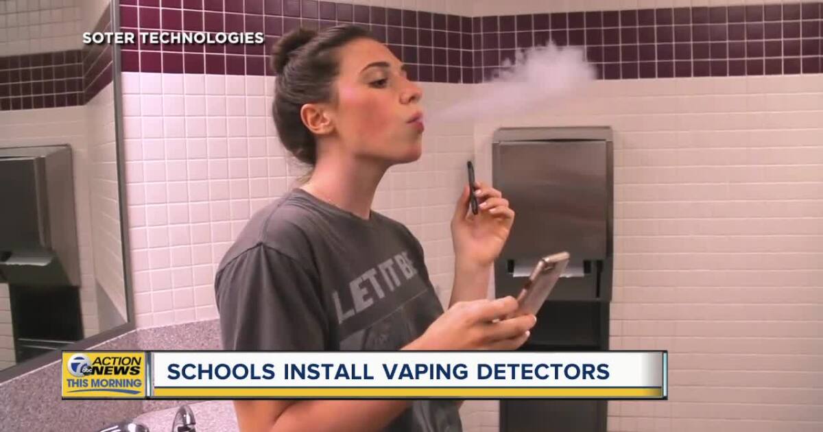 These Michigan schools have installed vaping detectors These Michigan schools have installed vaping detectors