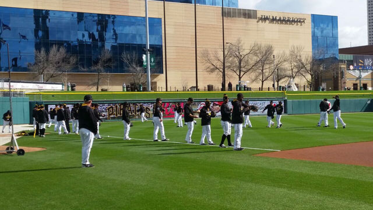PICS: Reds and Pirates game at Victory Field